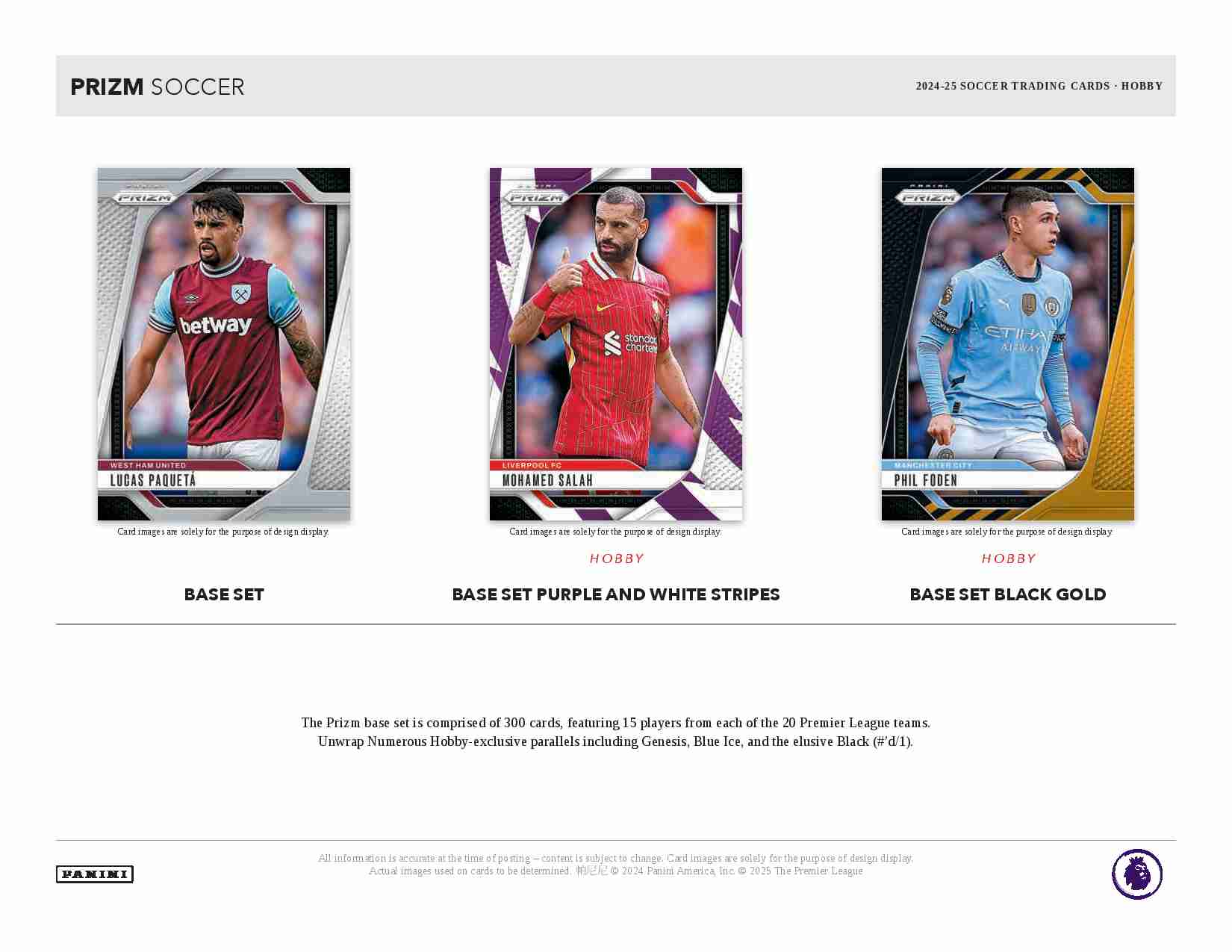 2024-25 Panini Prizm Premier League Soccer Hobby Box - Image 3