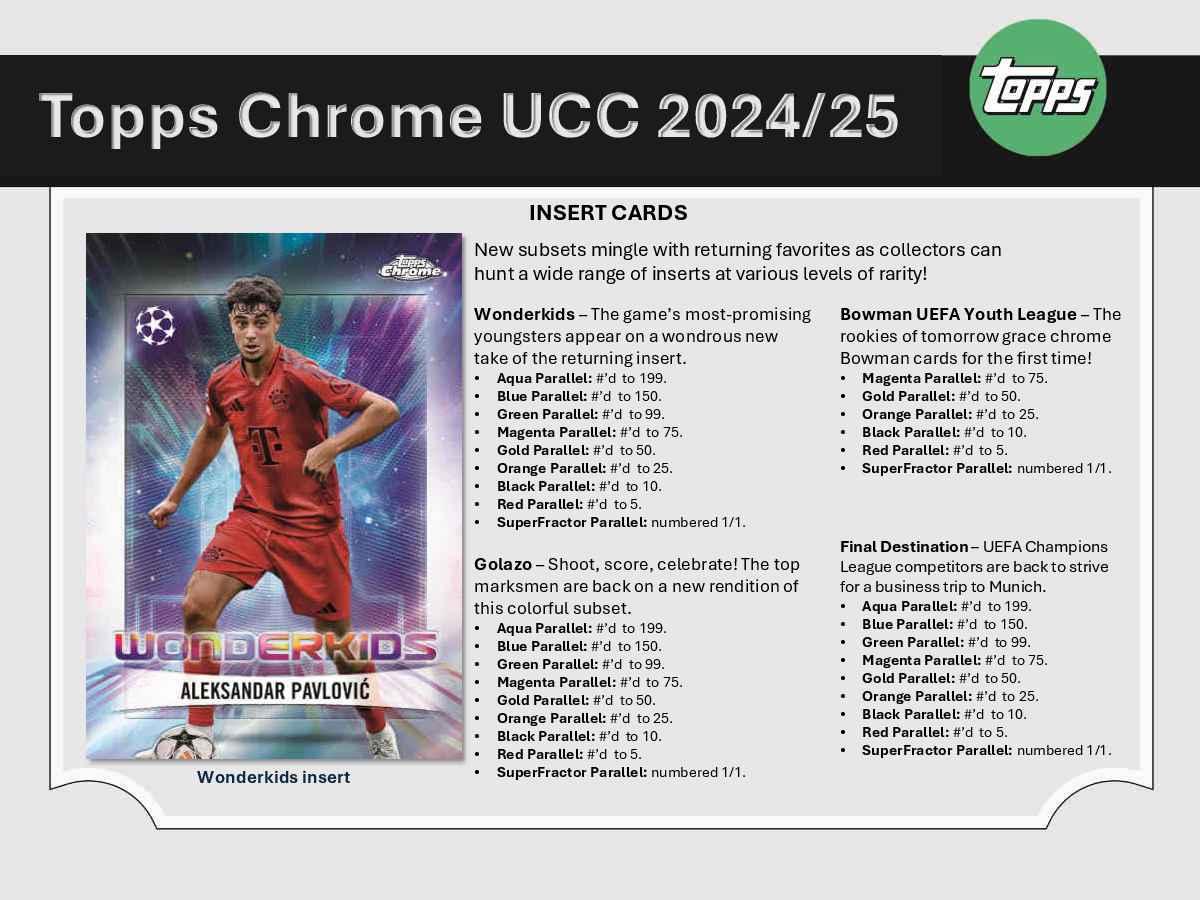 2024-25 Topps Chrome UEFA Club Competitions Soccer Hobby Box - Image 5