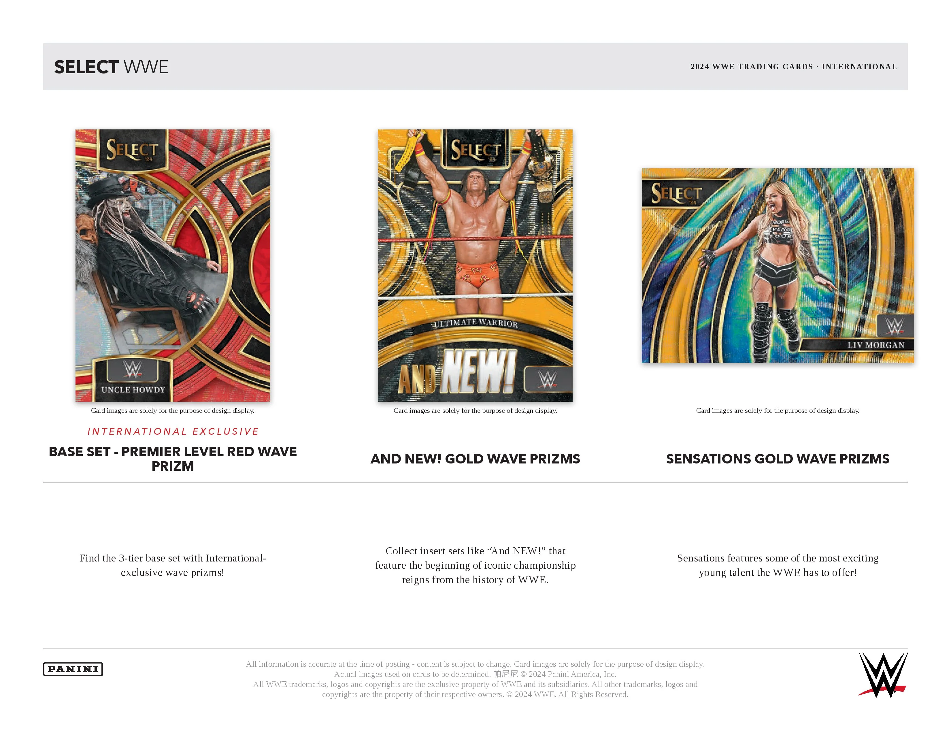 2024 Panini Select WWE Wrestling International Hobby Box - Image 3