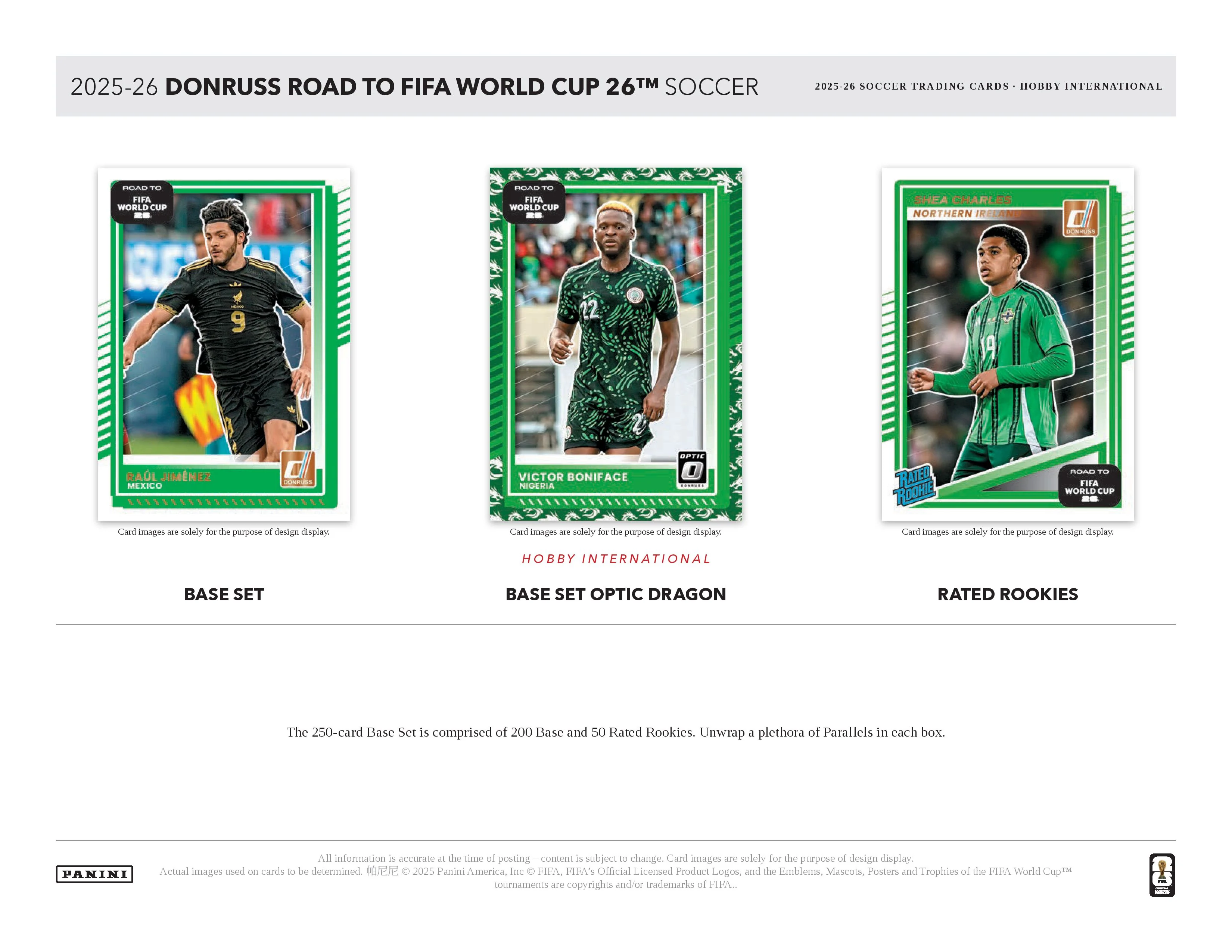 2025-26 Panini Donruss Road to World Cup Soccer Hobby International Box - Image 3