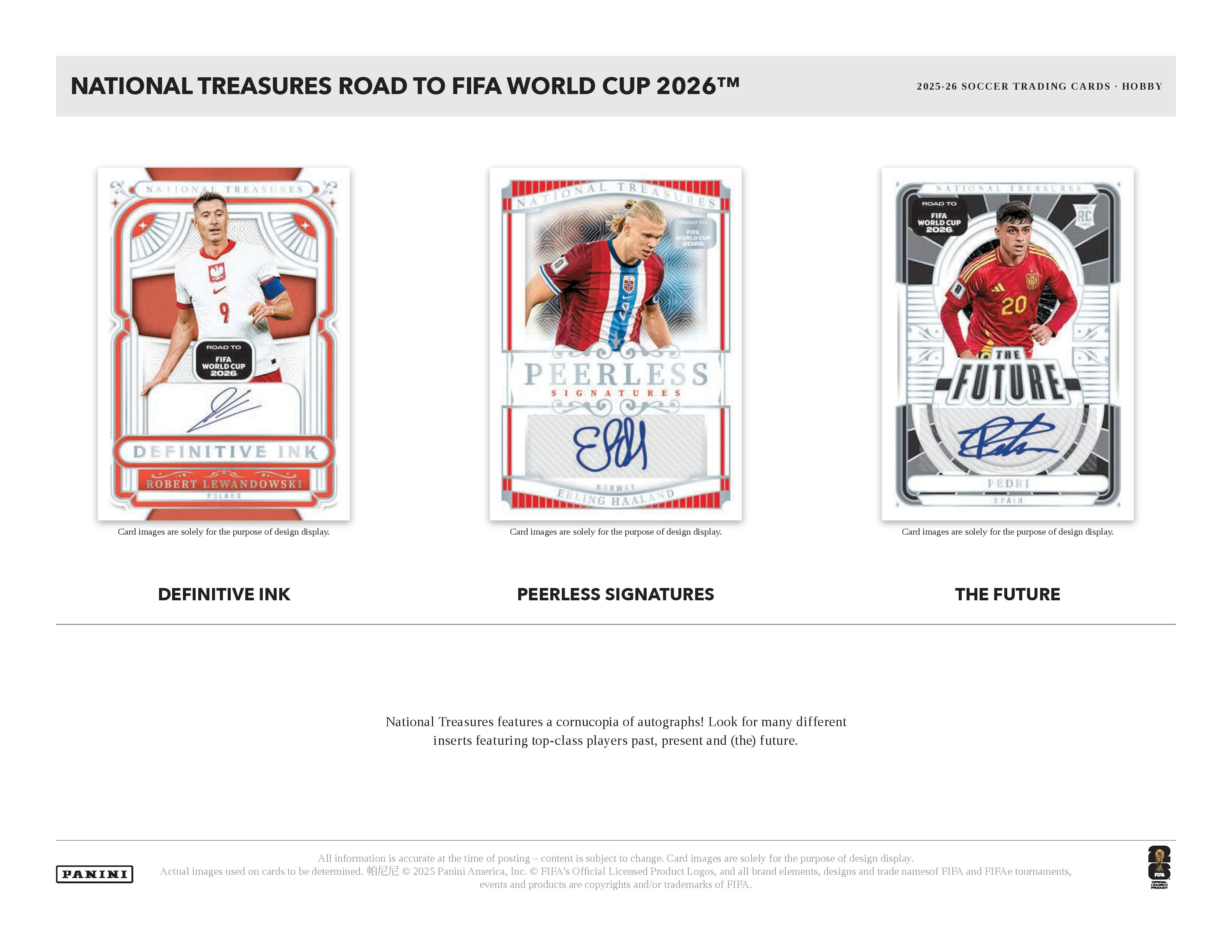 2025-26 Panini National Treasures Road to FIFA World Cup Soccer Hobby Box (Pre Order) - Image 3