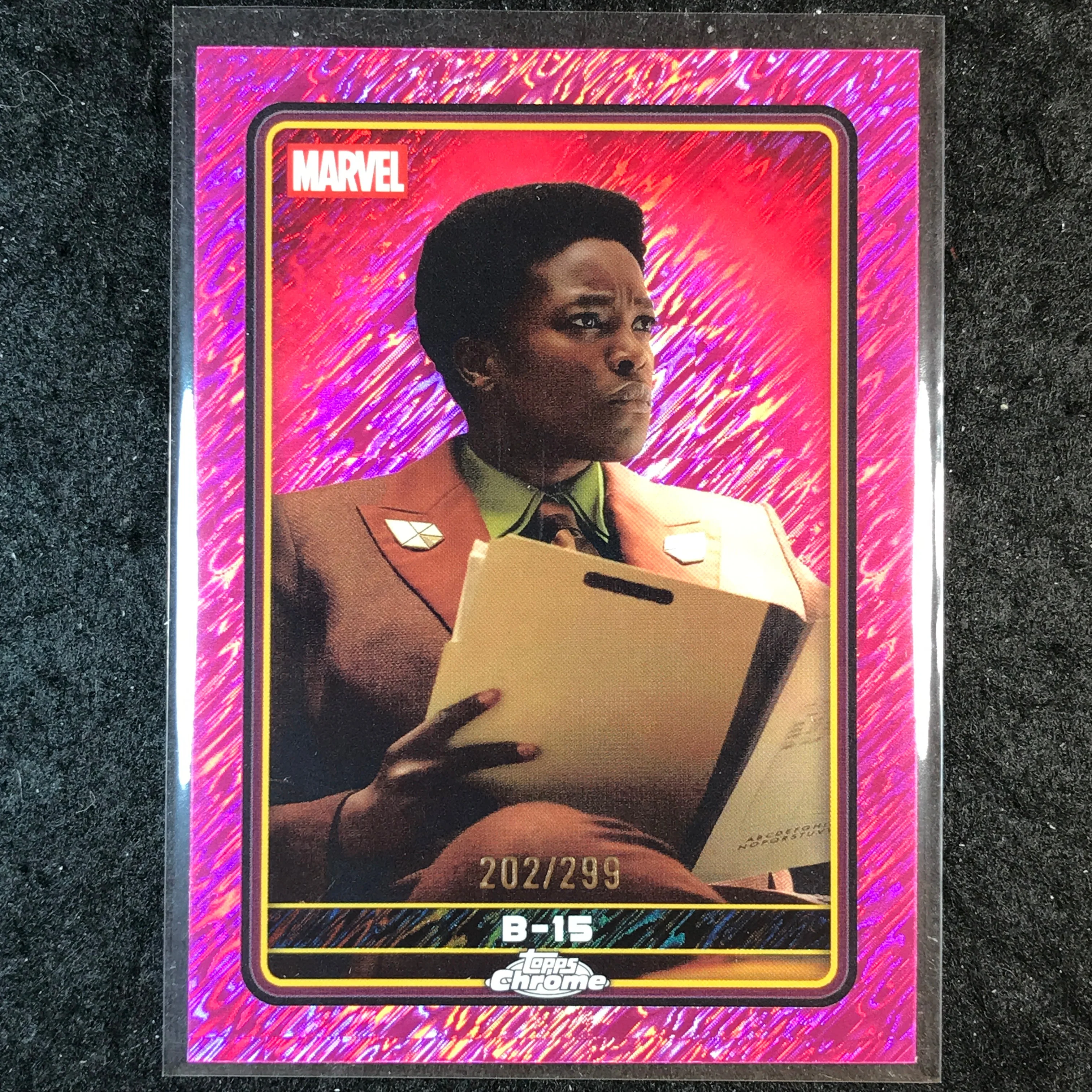 2025 Topps Chrome Deadpool B-15 Characters Pink Shimmer /299 #35