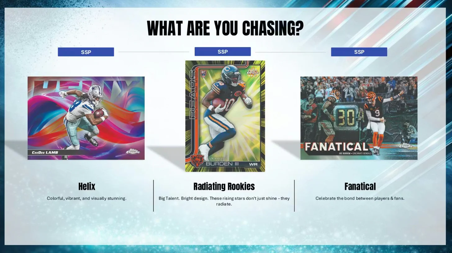 2025 Topps Chrome Football Blaster Box - Image 5