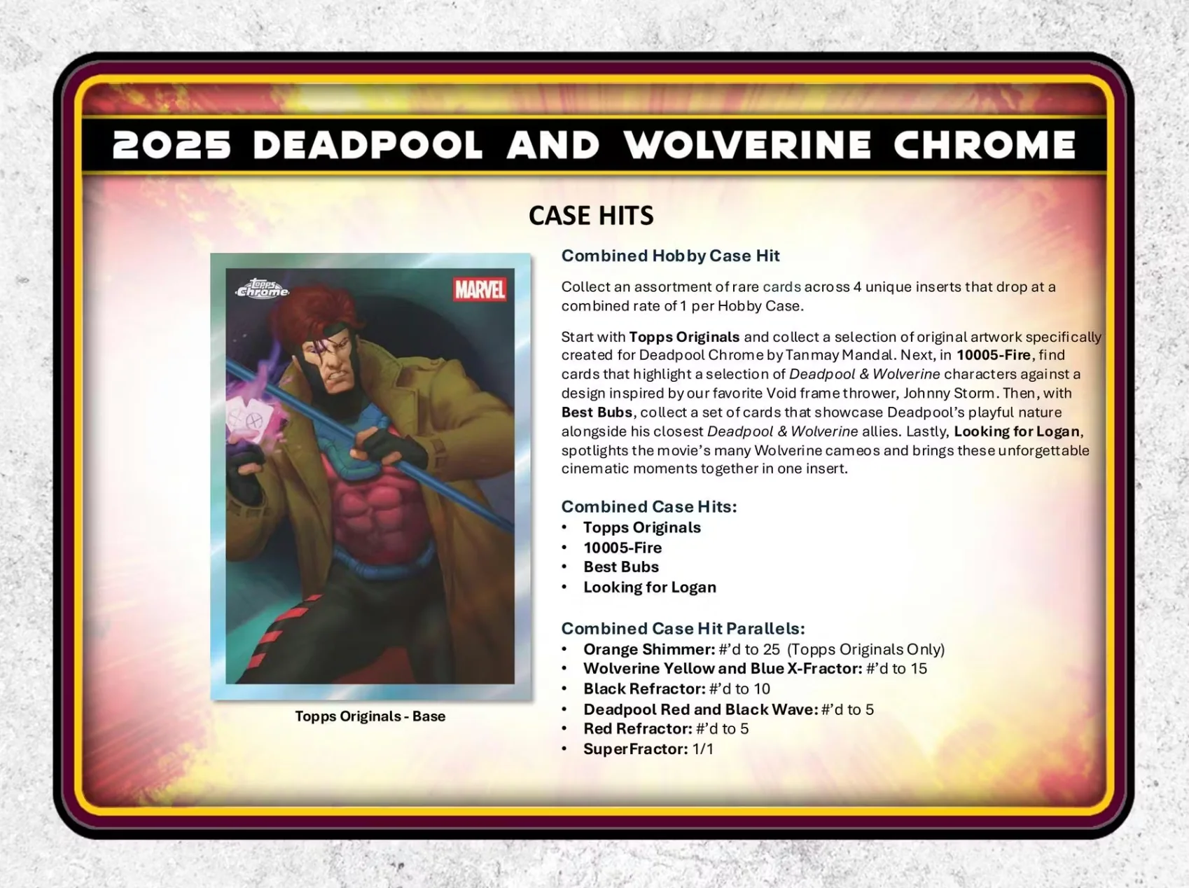 2025 Topps Deadpool Chrome Hobby Pack - Image 5