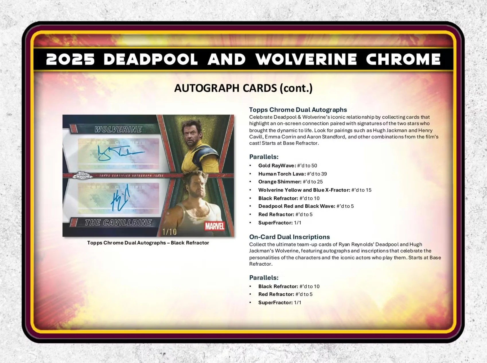 2025 Topps Deadpool Chrome Hobby Pack - Image 8