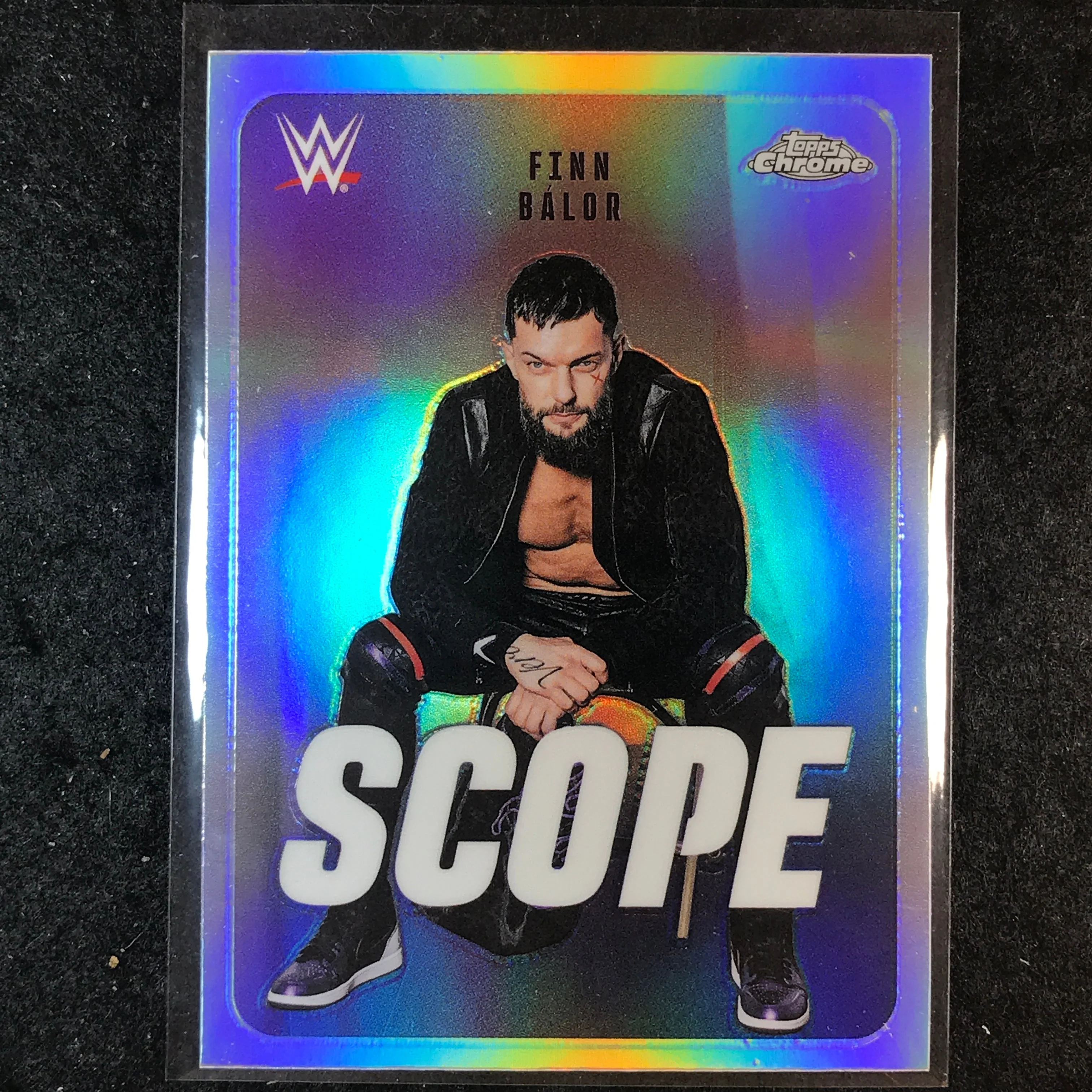 2026 Topps Chrome WWE FINN BALOR Scope Refractor #SCO-31