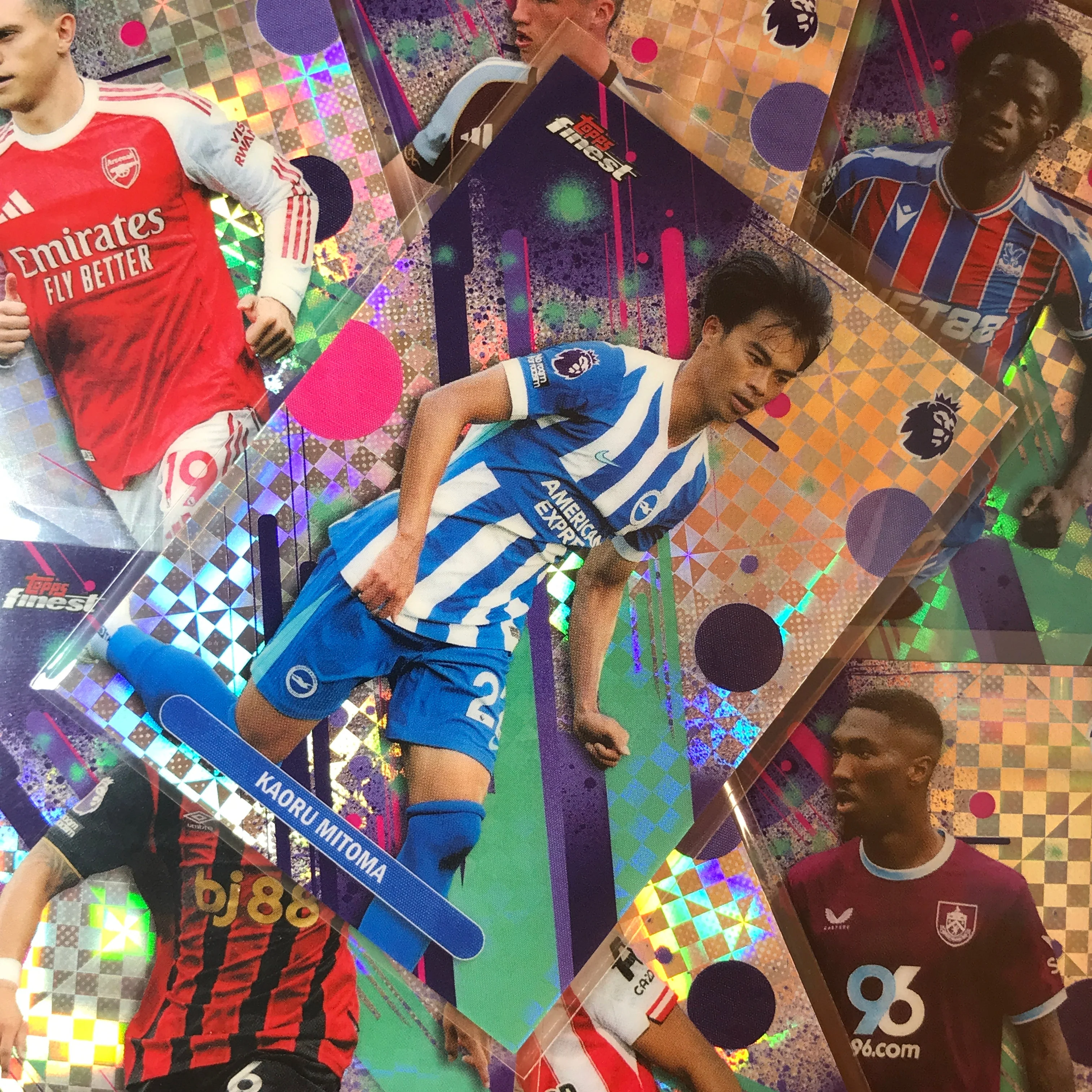 2026 Topps Finest Premier League YASIN AYARI Rookie Rare Checkerboard #226