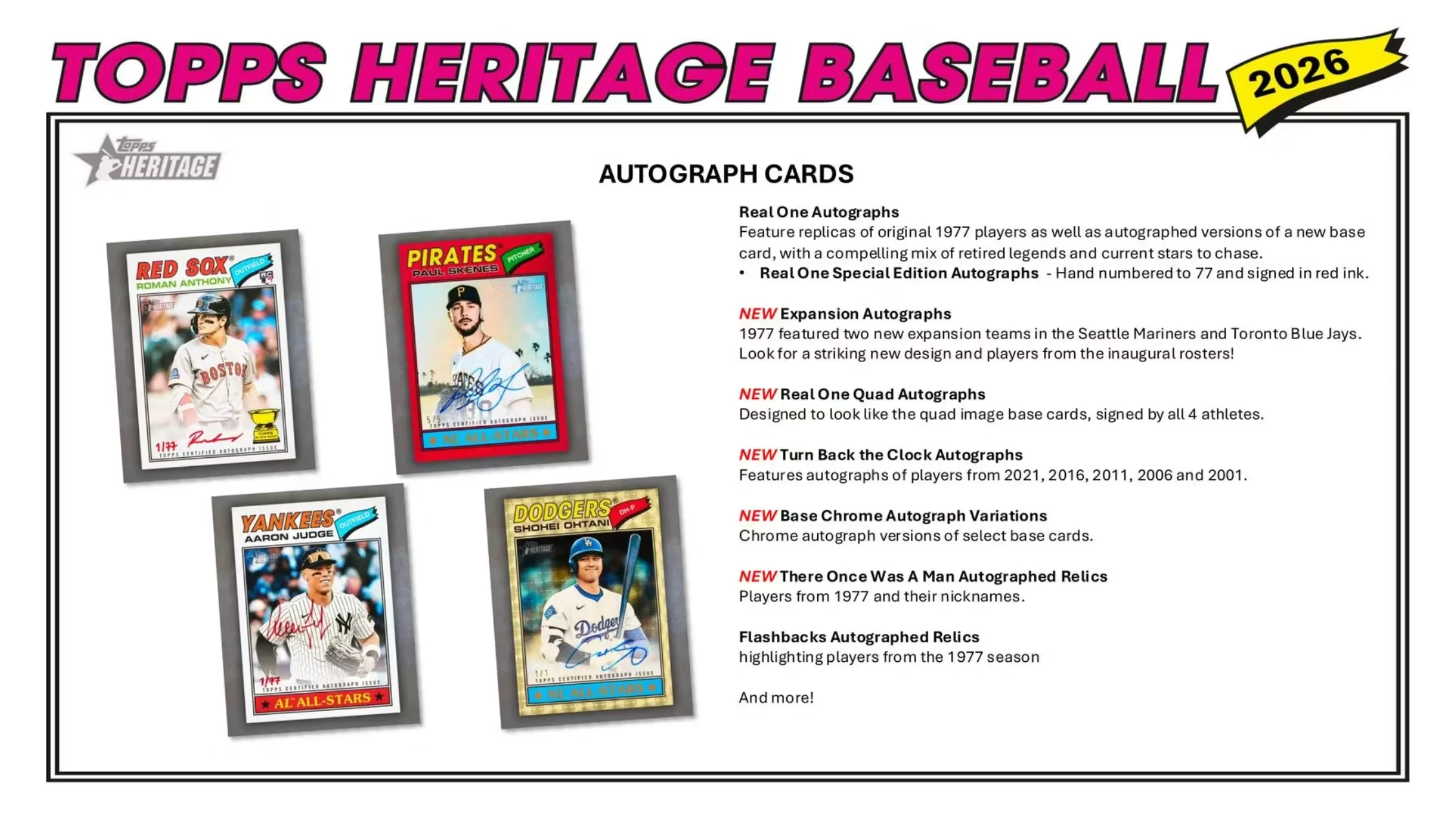 2026 Topps Heritage Baseball Blaster Box - Image 5