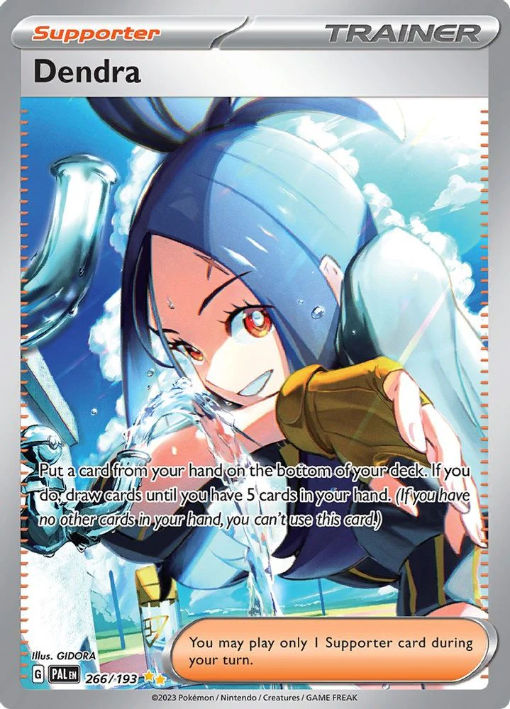 Dendra - [  266/193 ] - Special Illustration Rare - Pokemon SV02 Paldea Evolved