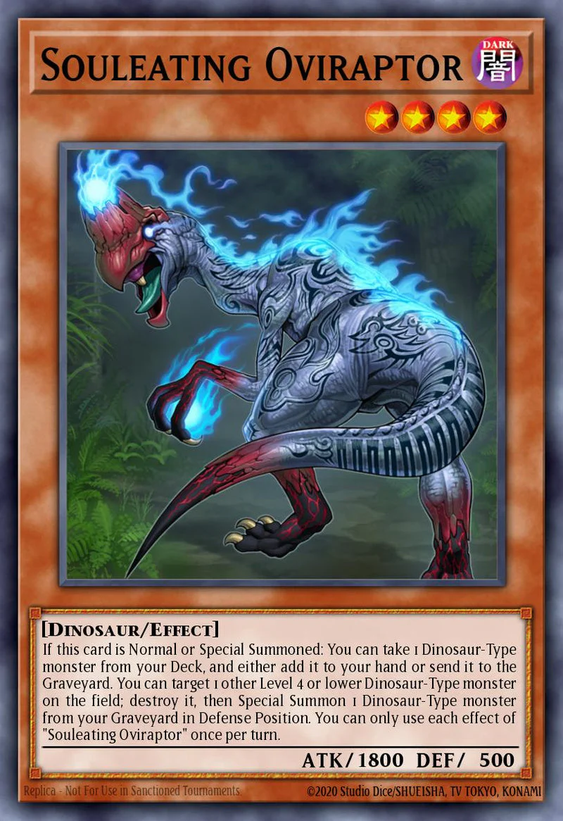 [ULTIMATE RARE]  Souleating Oviraptor - RA05-EN011 - 1st Edition
